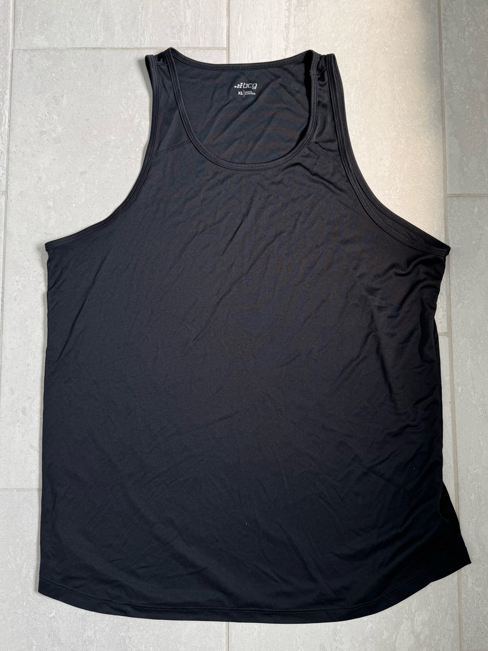 bcg Black Men's Athletic Tank Top